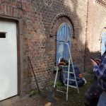 Haupttür ist eingebaut