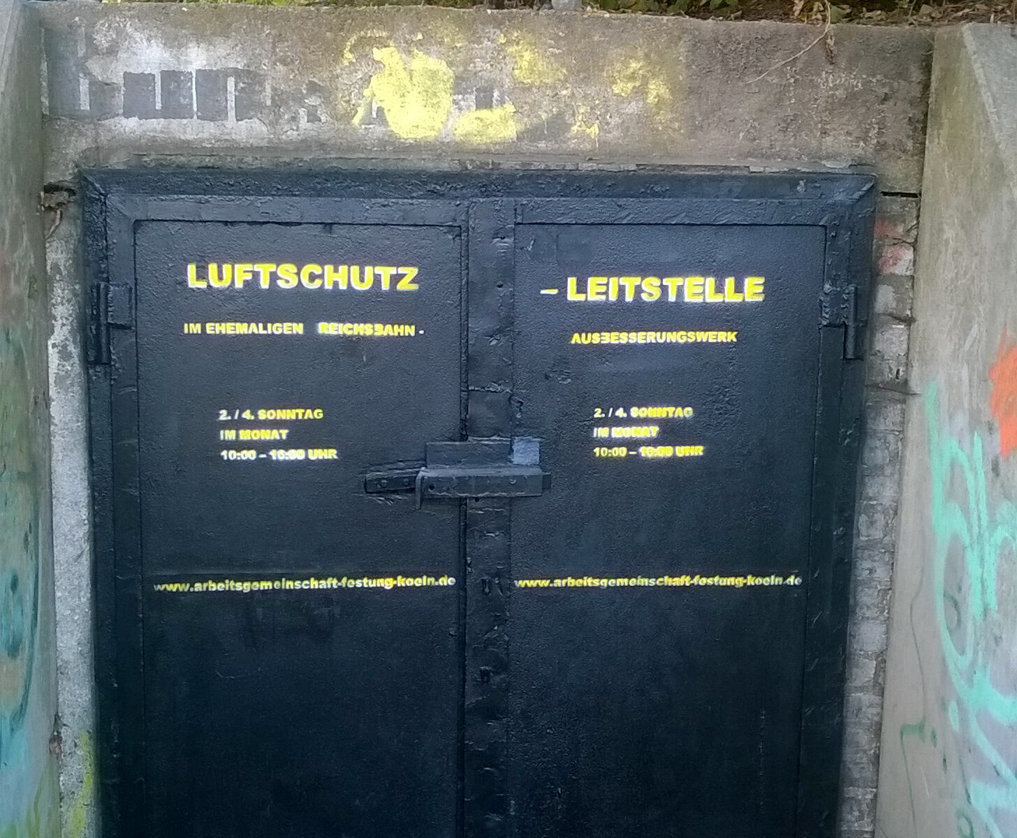 Eingang Luftschutzleitstelle